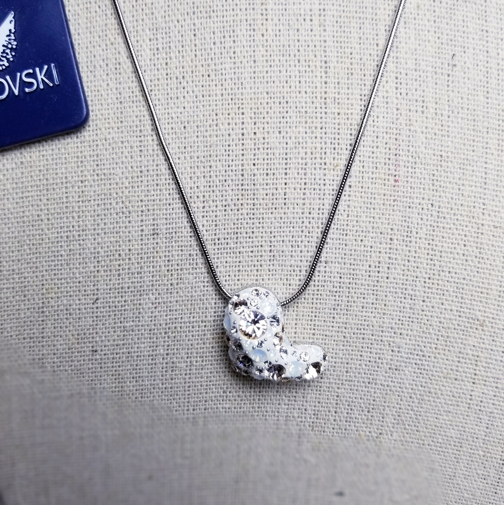 Swarovski Rhinestone Heart Necklace
